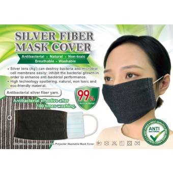 Silver fiber antibacterial protective mask cover